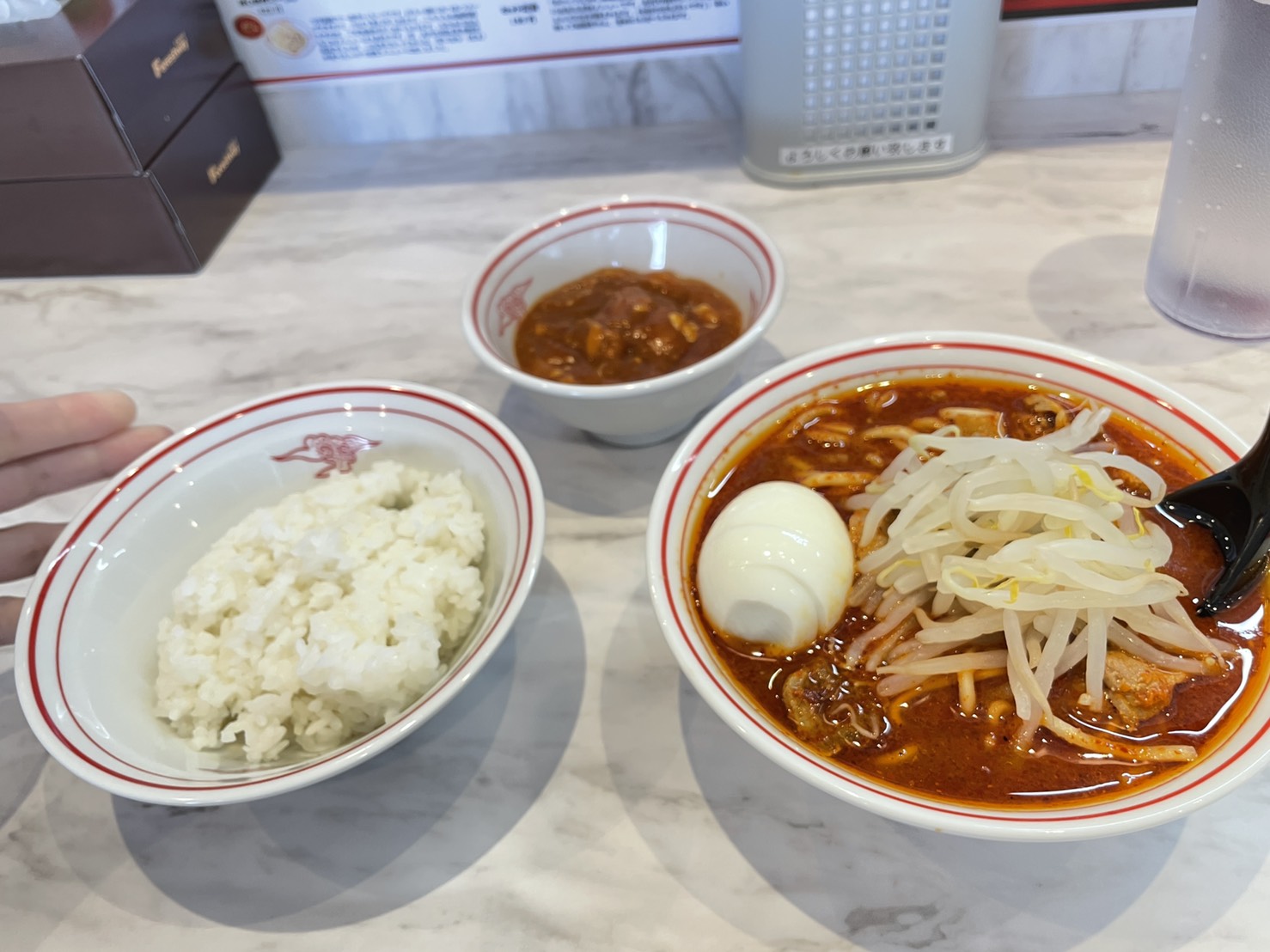 蒙古タンメン中本「北極ラーメン」初挑戦しました！（激辛決して得意ではありません・・・） - Honeyクッキングのおうちごはん